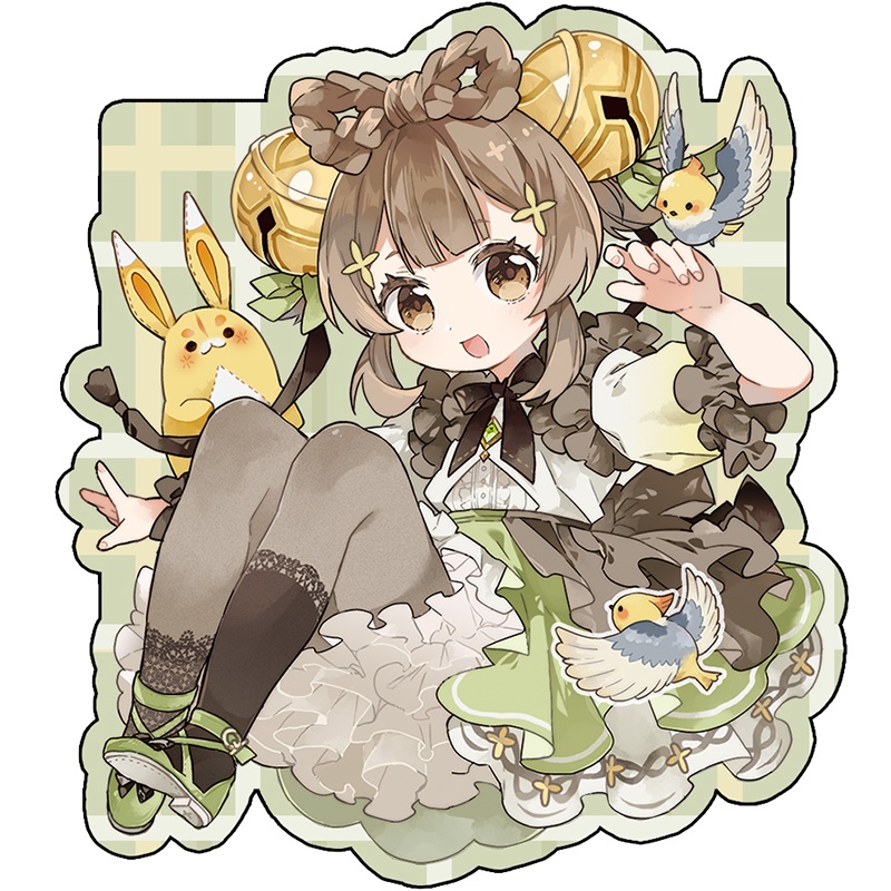 【C107】チェッカーアクキーヨォーヨ