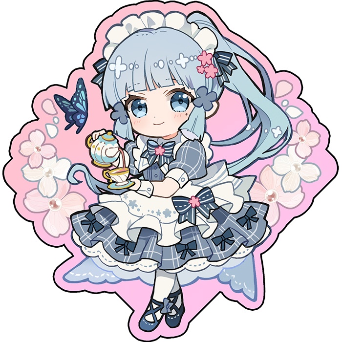 【C107】メイド綾華アクキー