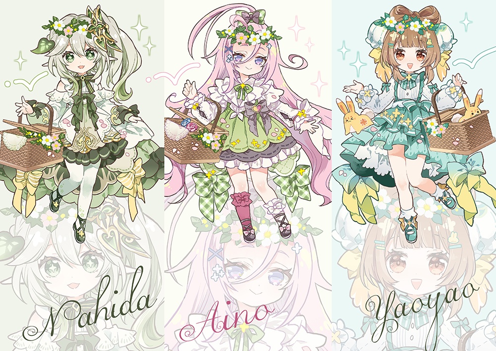 ピクニックアクキー【ナヒ・ヨヨ・アイノ】