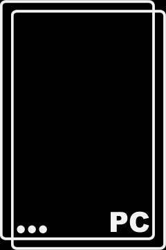 【ココフォリア素材】シンプルキャラ置き場2-白・黒【無料】