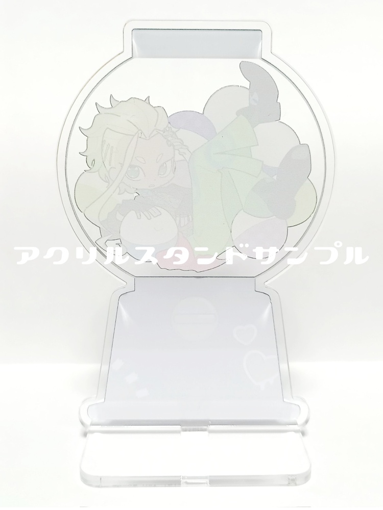 カプセルマシン風アクリルスタンド
