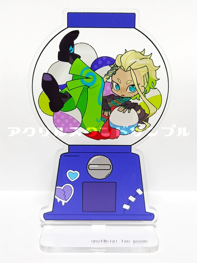 カプセルマシン風アクリルスタンド