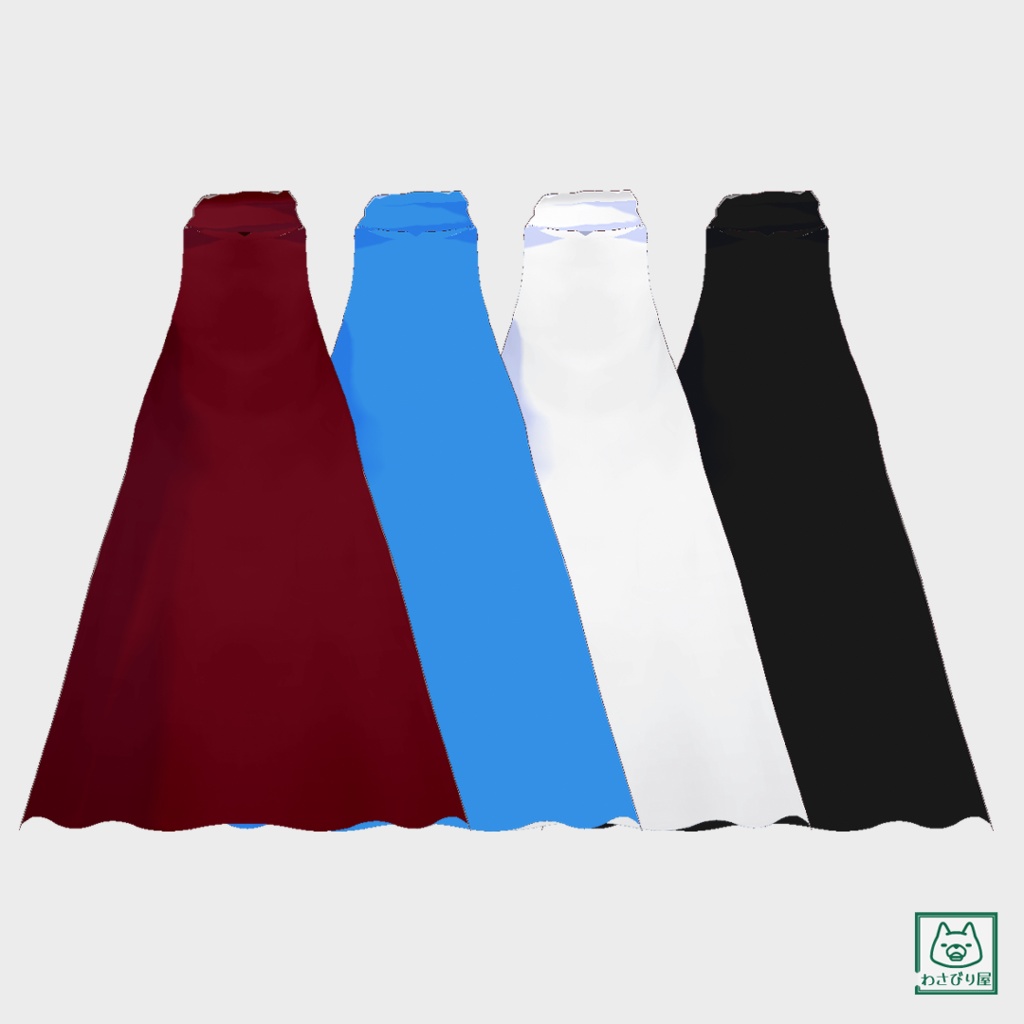 【VRoidテクスチャ(無料)】シンプルマント