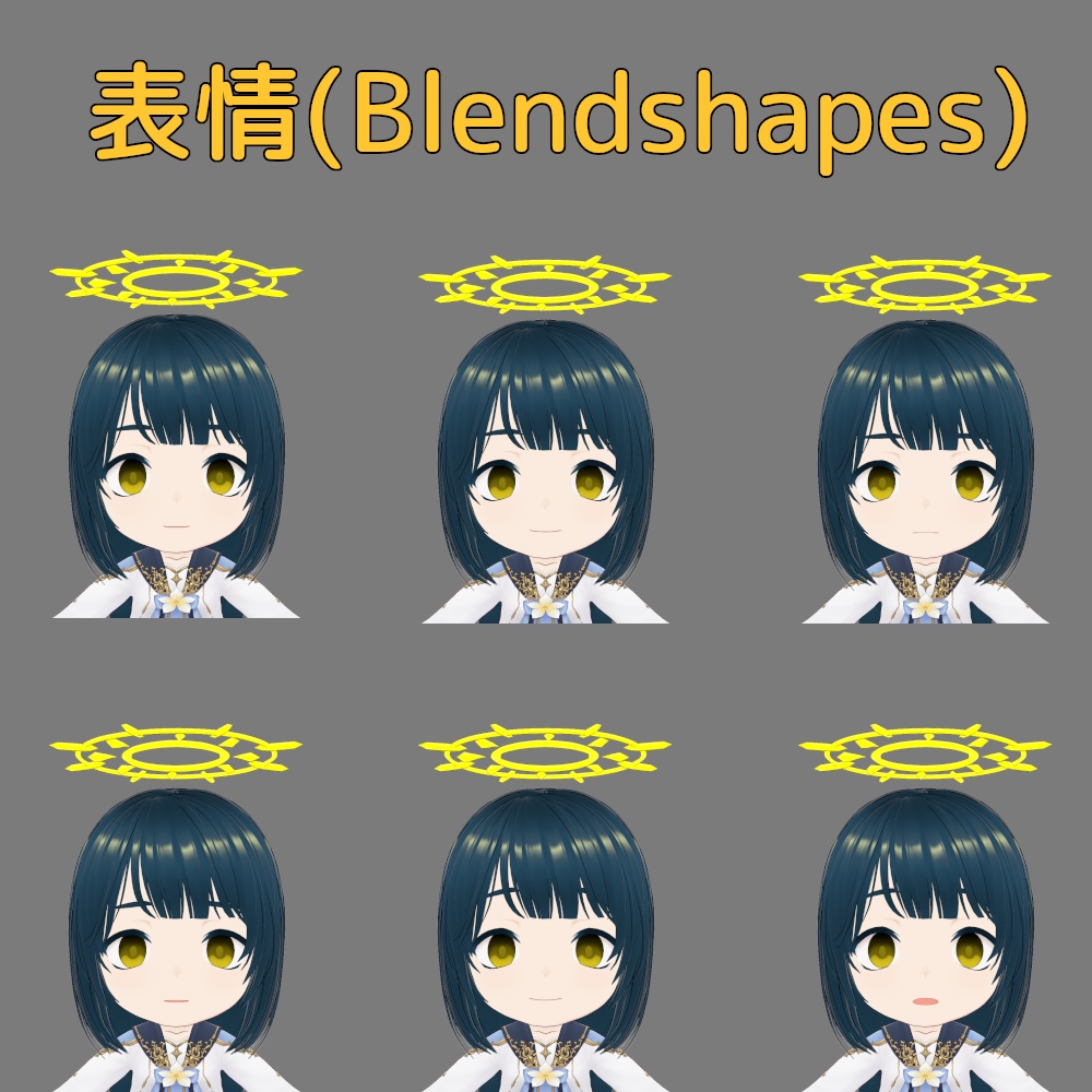 【無料】聖女ちゃん(ミニ)【VRoid Studio】