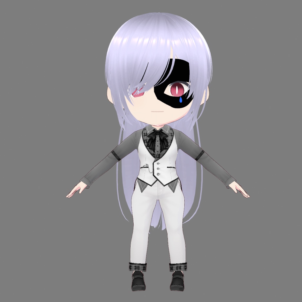 【無料】バトラーちゃん(ミニ)【VRoid Studio】