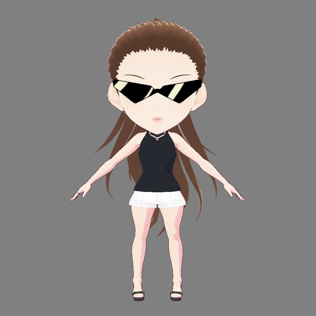 【無料】姐さん(ミニ)【VRoid Studio】