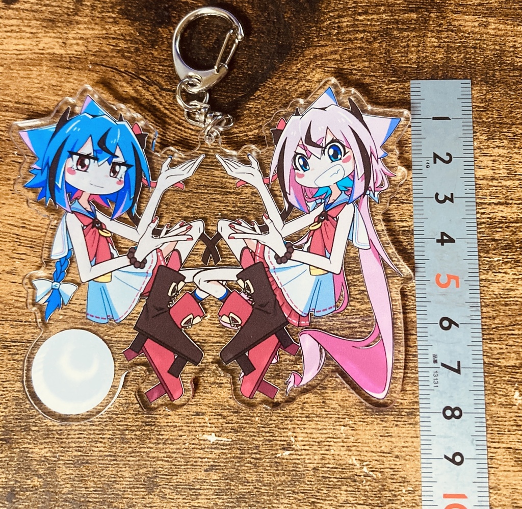 鳴花ヒメ・ミコトの「じゃ~ん」って感じのアクキー