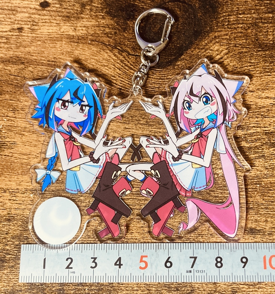 鳴花ヒメ・ミコトの「じゃ~ん」って感じのアクキー