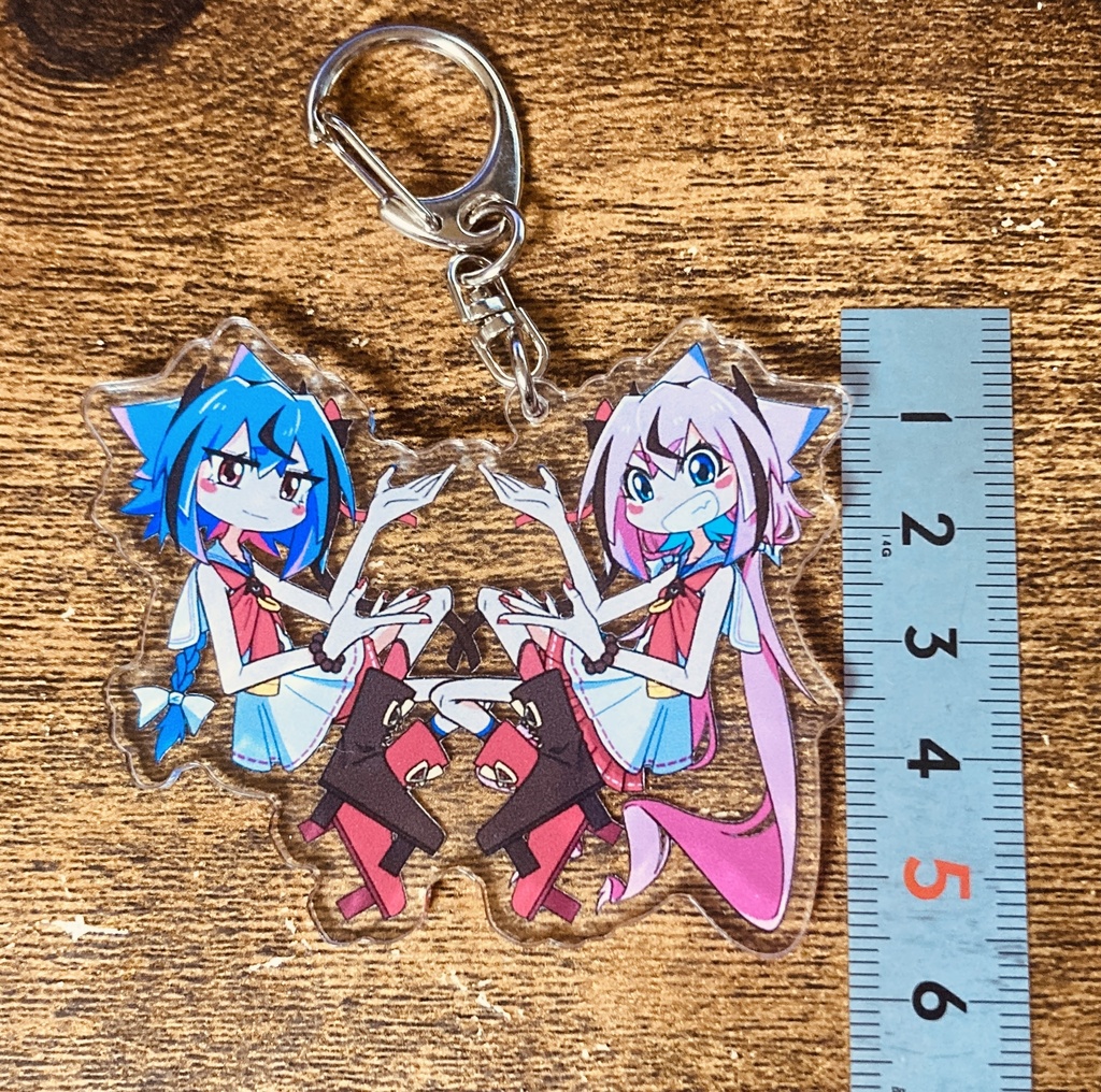 鳴花ヒメ・ミコトの「じゃ~ん」って感じのアクキー