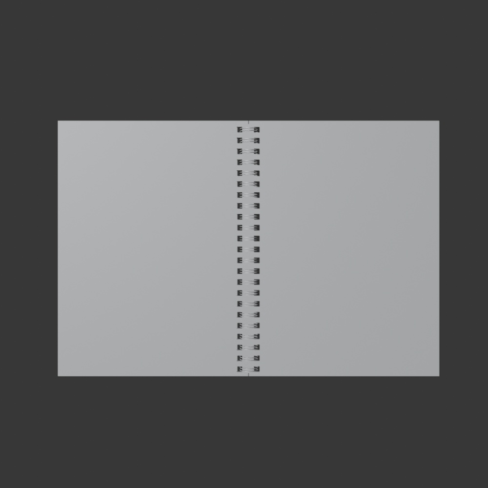 【FBX】リングノート【商用OK】
