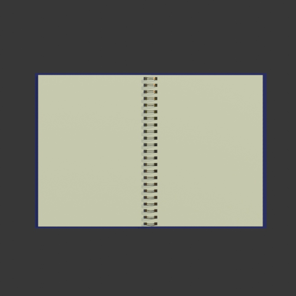 【FBX】リングノート【商用OK】