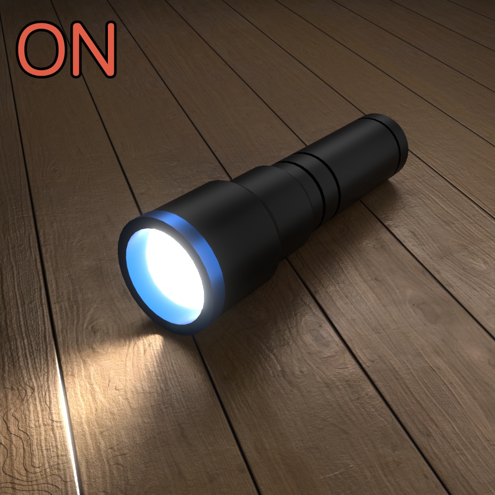 【FBX】懐中電灯【商用OK】