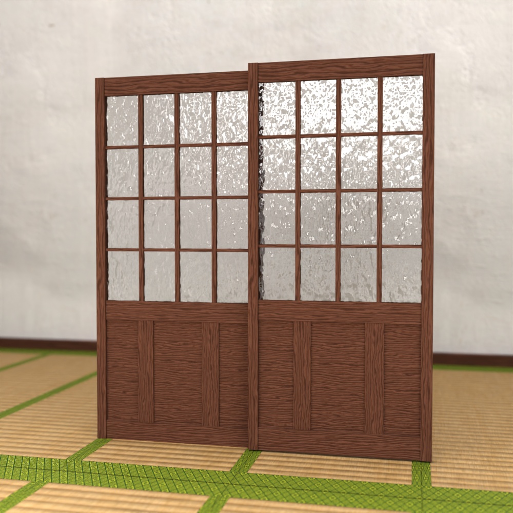 【FBX】木製ドア【商用OK】