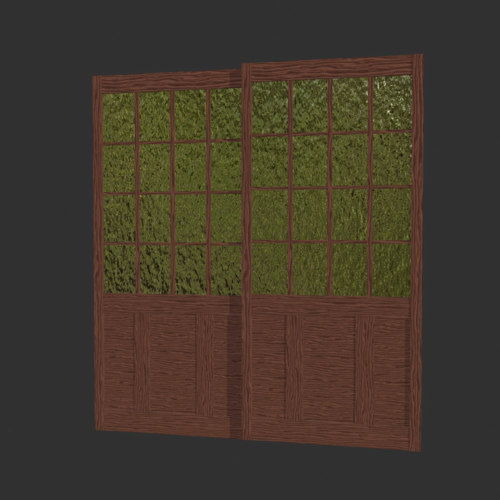 【FBX】木製ドア【商用OK】