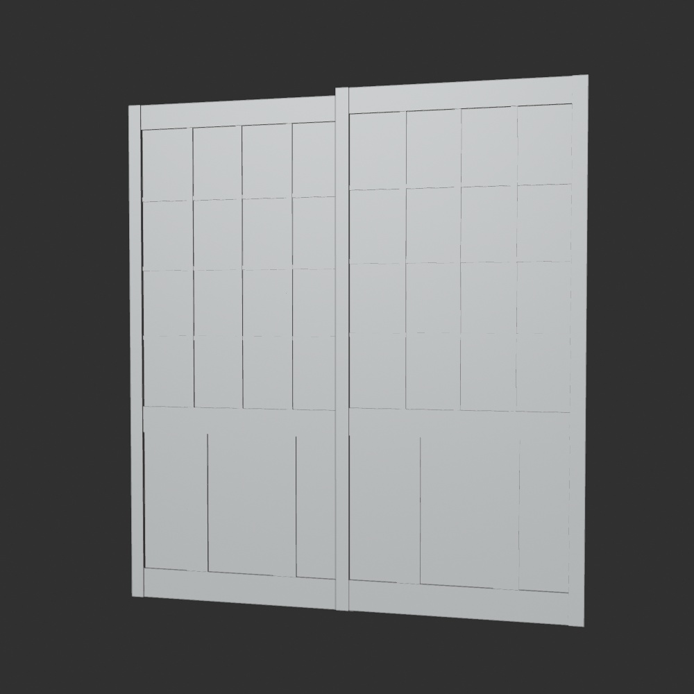【FBX】木製ドア【商用OK】