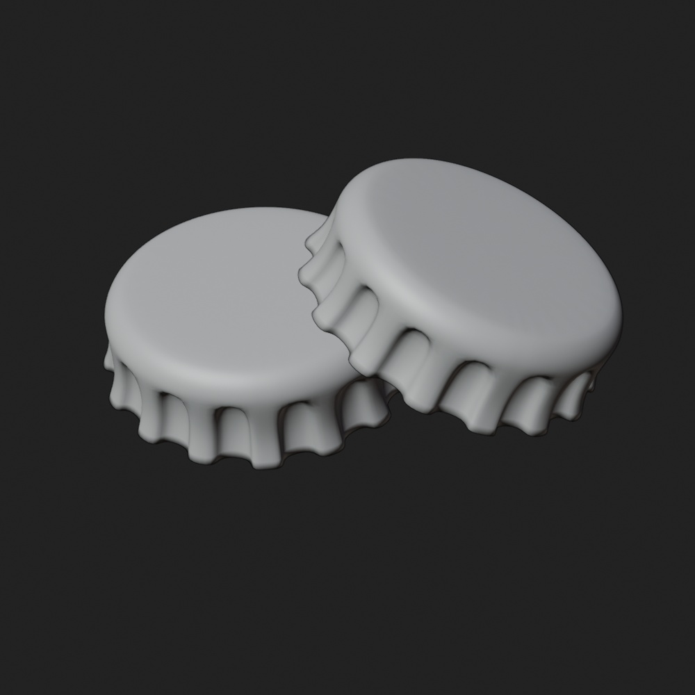 【FBX】瓶の蓋【商用OK】