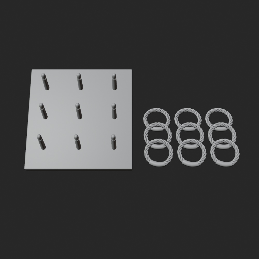 輪投げセット【FBX/Unitypackage】