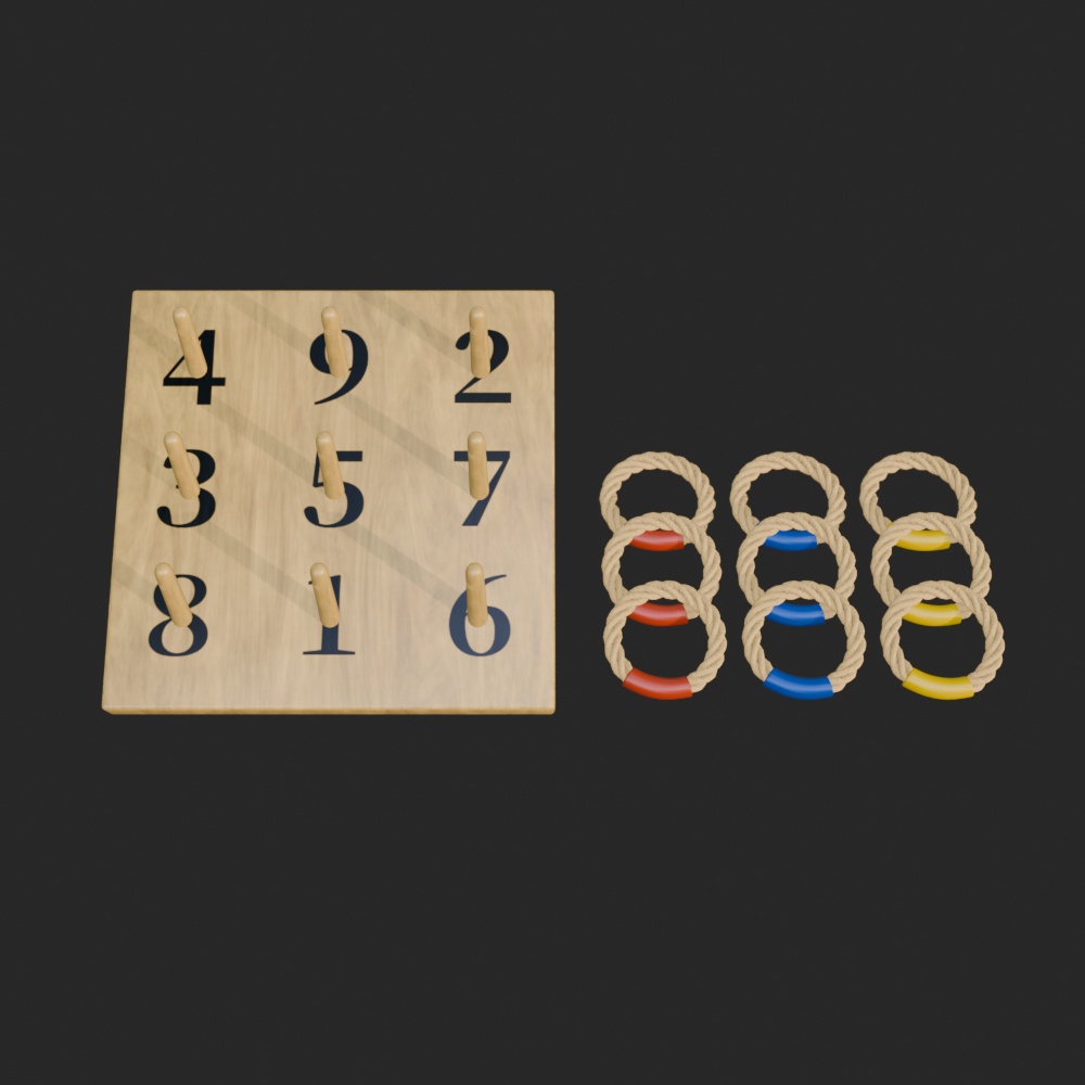 輪投げセット【FBX/Unitypackage】