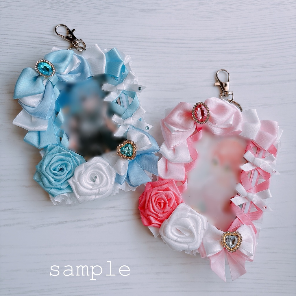 硬質ケースデコ ロゼット みどり