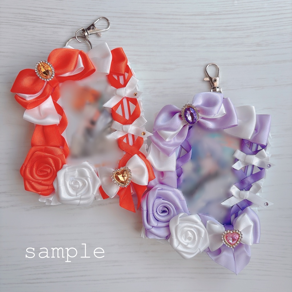 硬質ケースデコ ロゼット 黄色