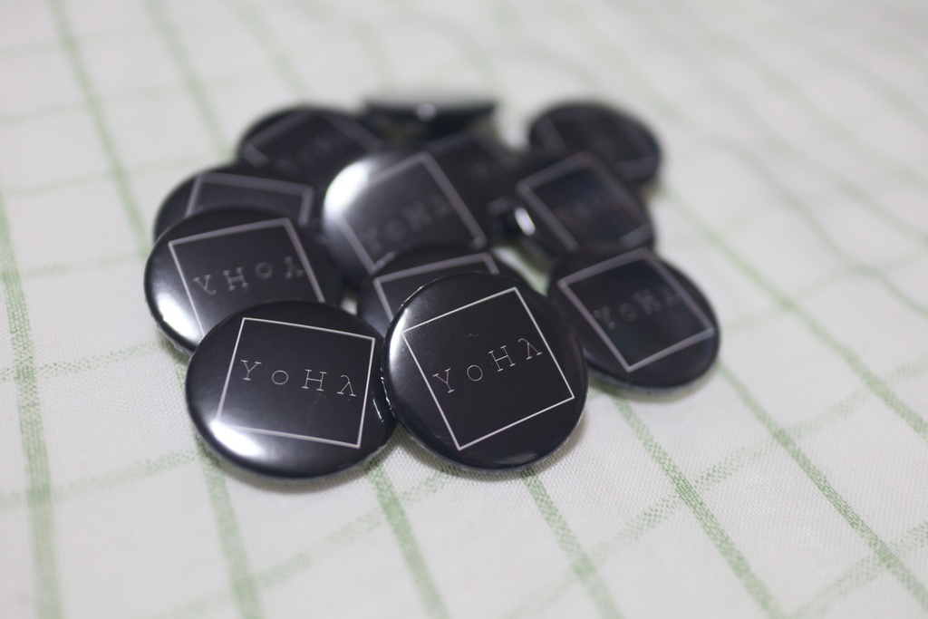 【グッズ】YoHA ロゴ缶バッジ(YoHA)