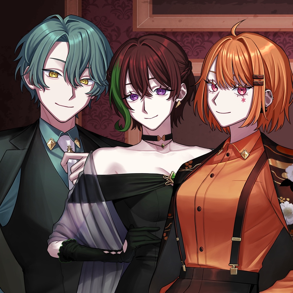 ろくするめアクリルキーホルダー