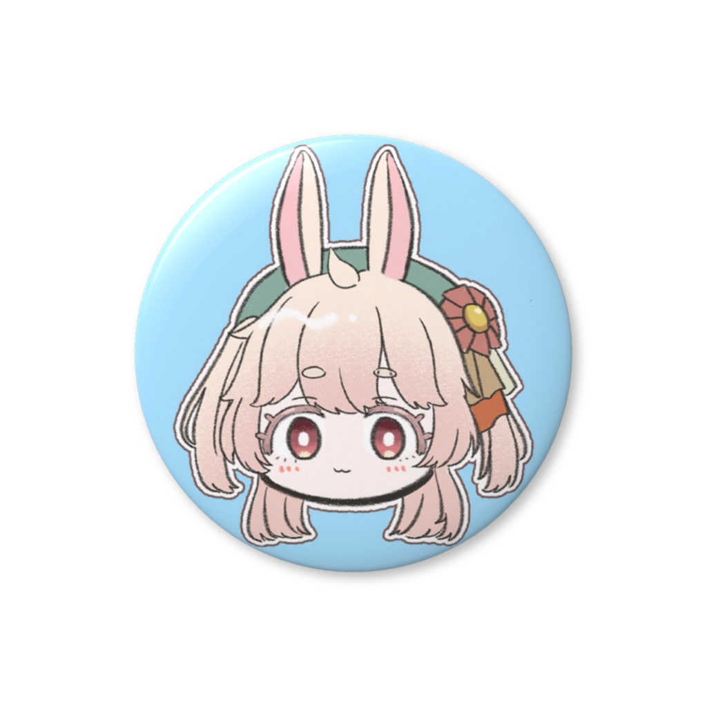 ステッカー風缶バッジ