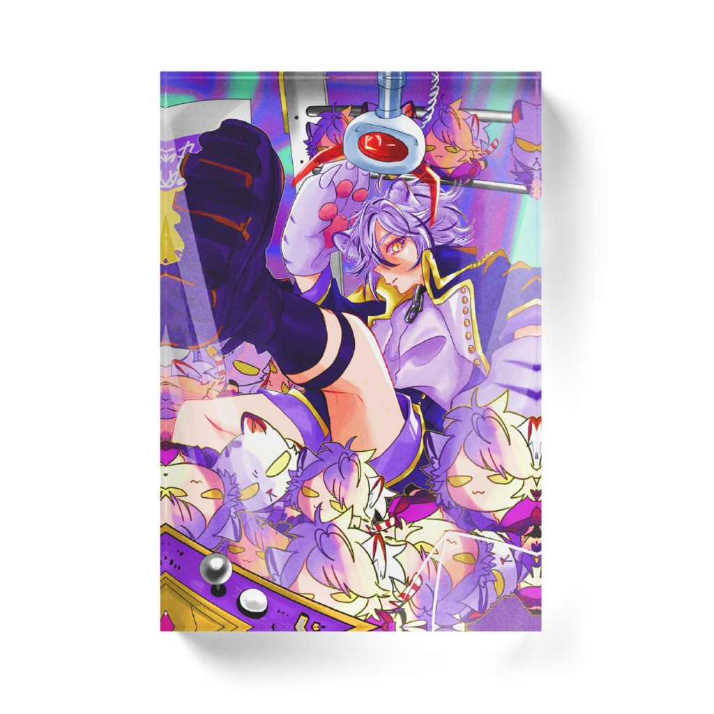 アクリルブロック(バレンタインもどき)