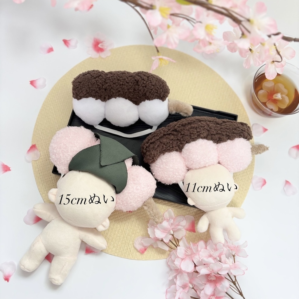 春の新作団子(桜餅/桜あん/あんこ)