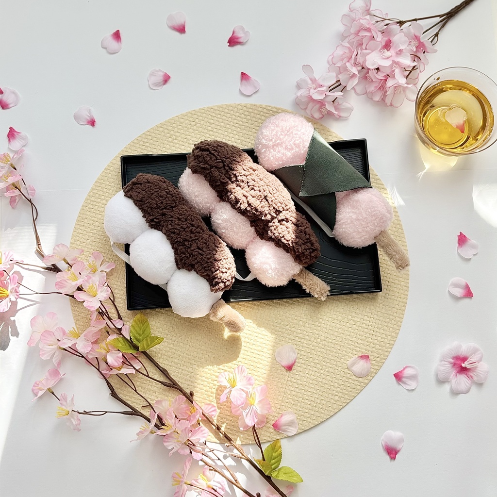 春の新作団子(桜餅/桜あん/あんこ)