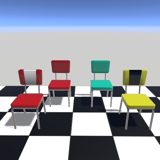 【VRChat向け】ダイナー風家具セット(Standard Shader)