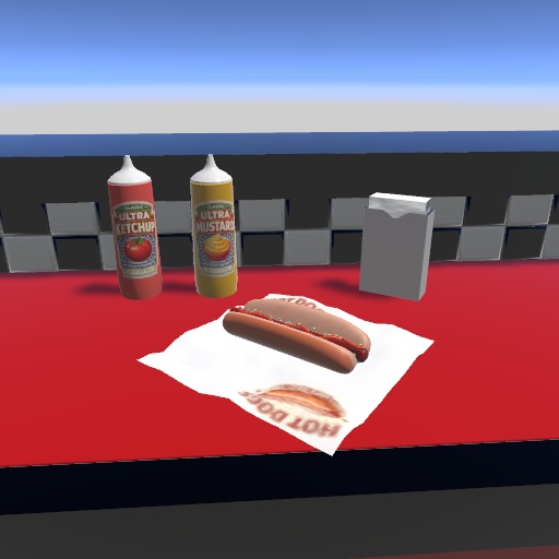 【VRChat向け】ダイナー風家具セット(Standard Shader)