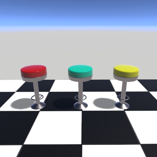 【VRChat向け】ダイナー風家具セット(Standard Shader)