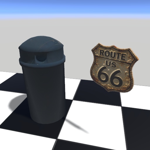 【VRChat向け】ダイナー風家具セット(Standard Shader)