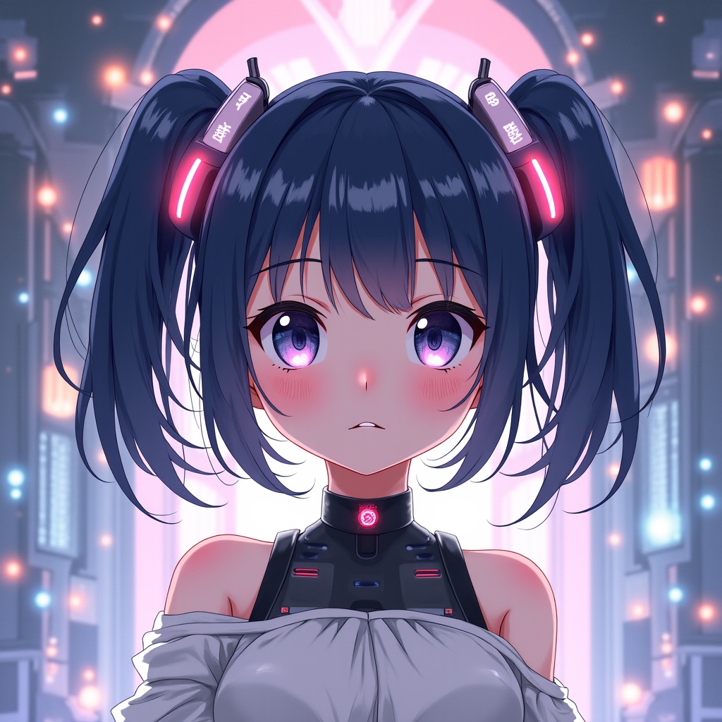 ロボっ娘、ちょこんと起動中♡