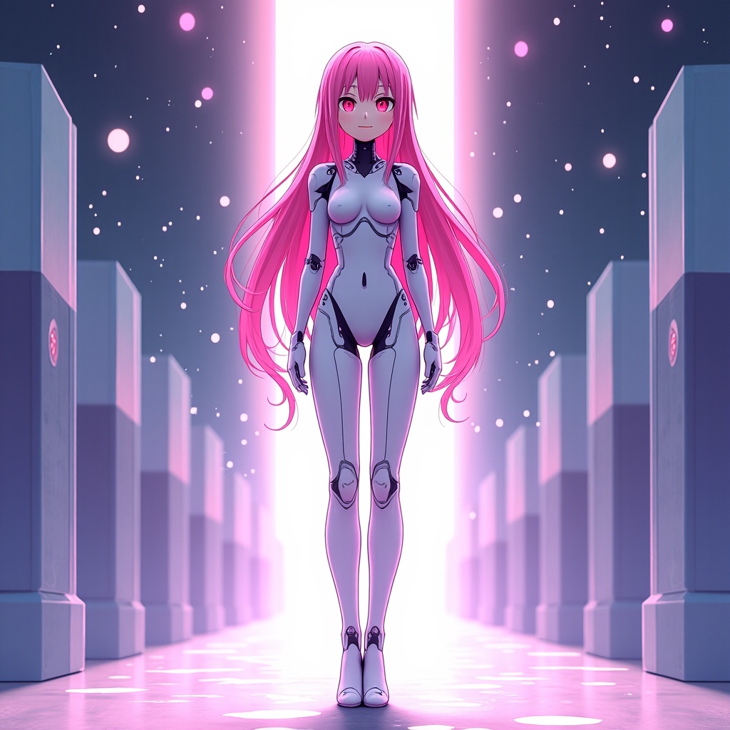 ロボっ娘、ちょこんと起動中♡