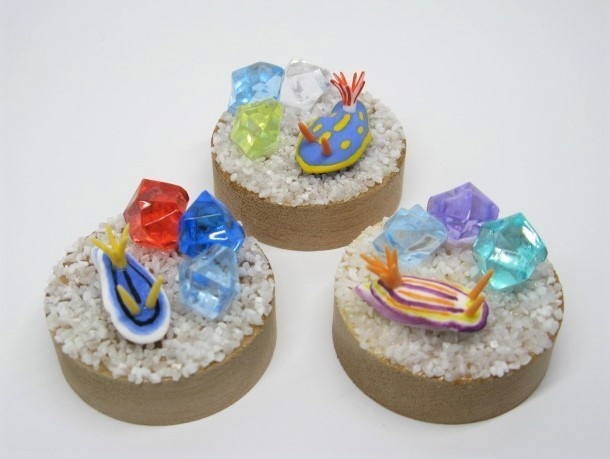 ミニフィギュア　ウミウシ・メンダコ