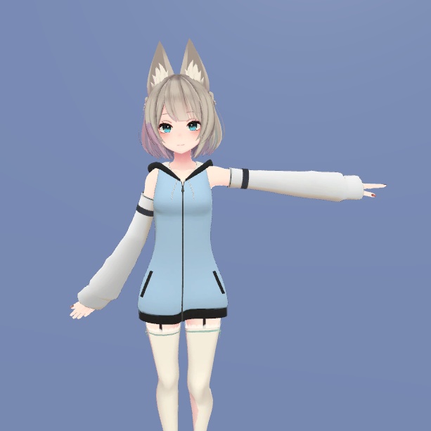 『京狐』さん用パーカー&アームウォーマー