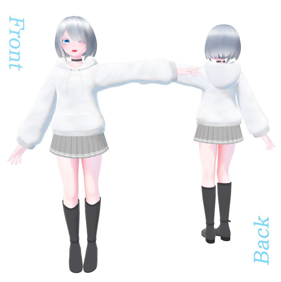 オリジナル3Dモデル「ナイ」