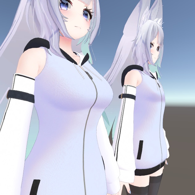 『ウルフェリア』さん用パーカー&アームウォーマー