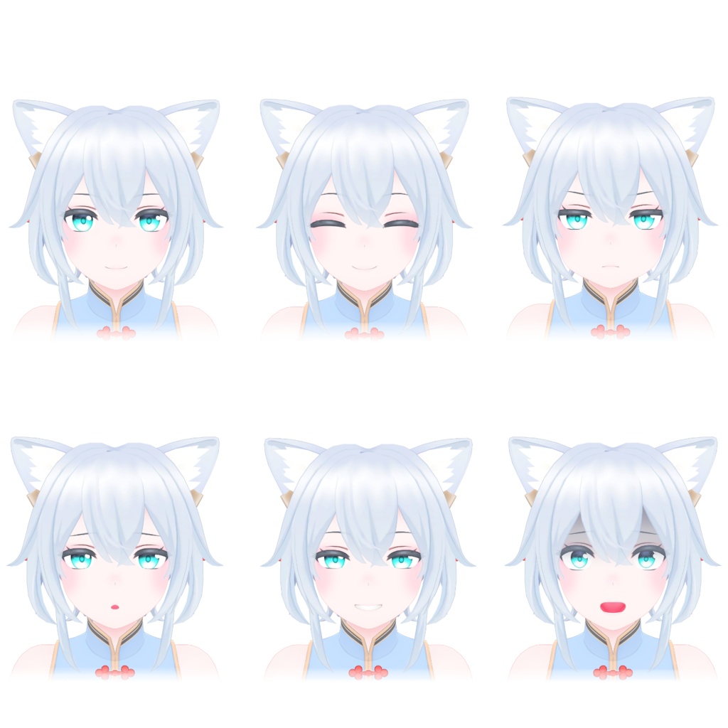 オリジナル3Dモデル「みなも」