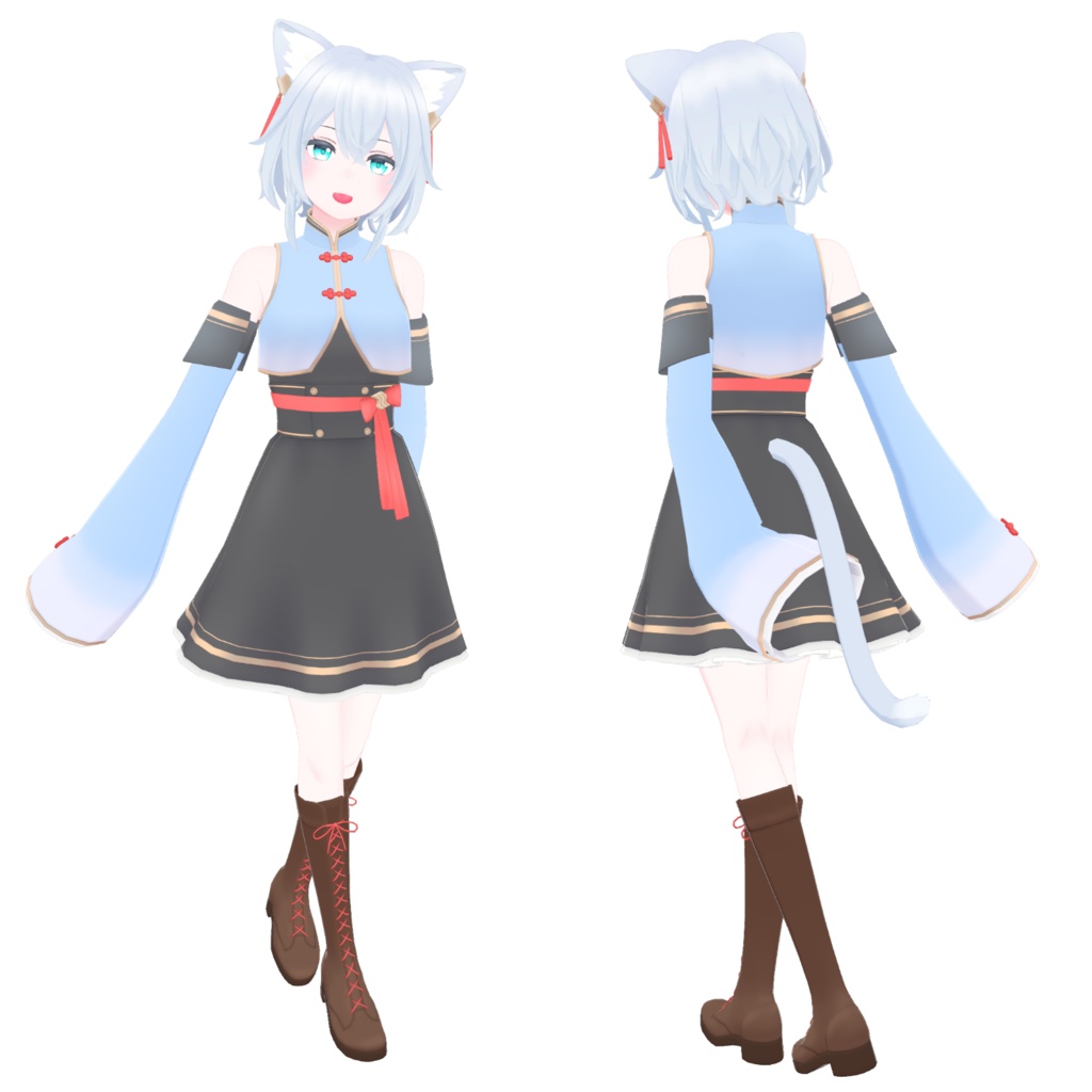 オリジナル3Dモデル「みなも」