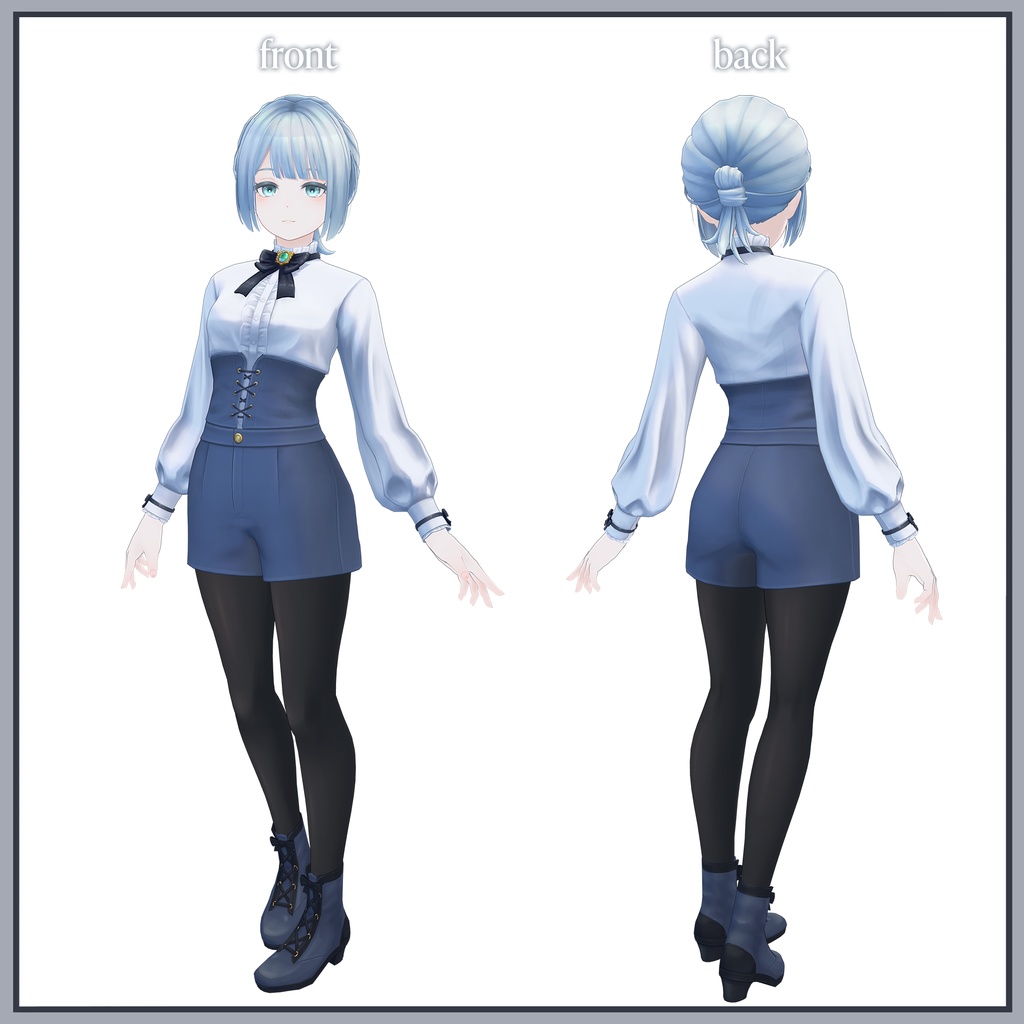 オリジナル3Dモデル「Azure」