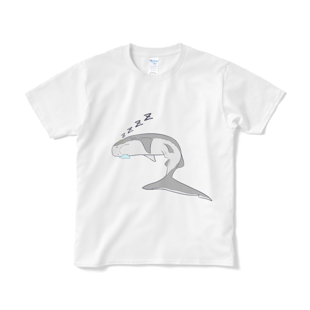 眠るネムリブカTシャツ