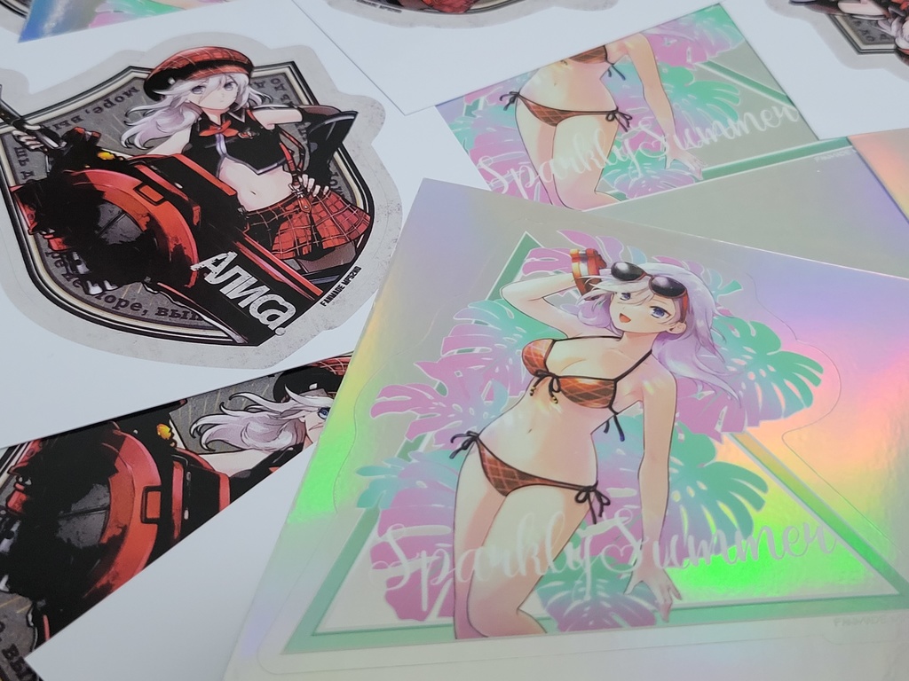 C100 アリサ ステッカー