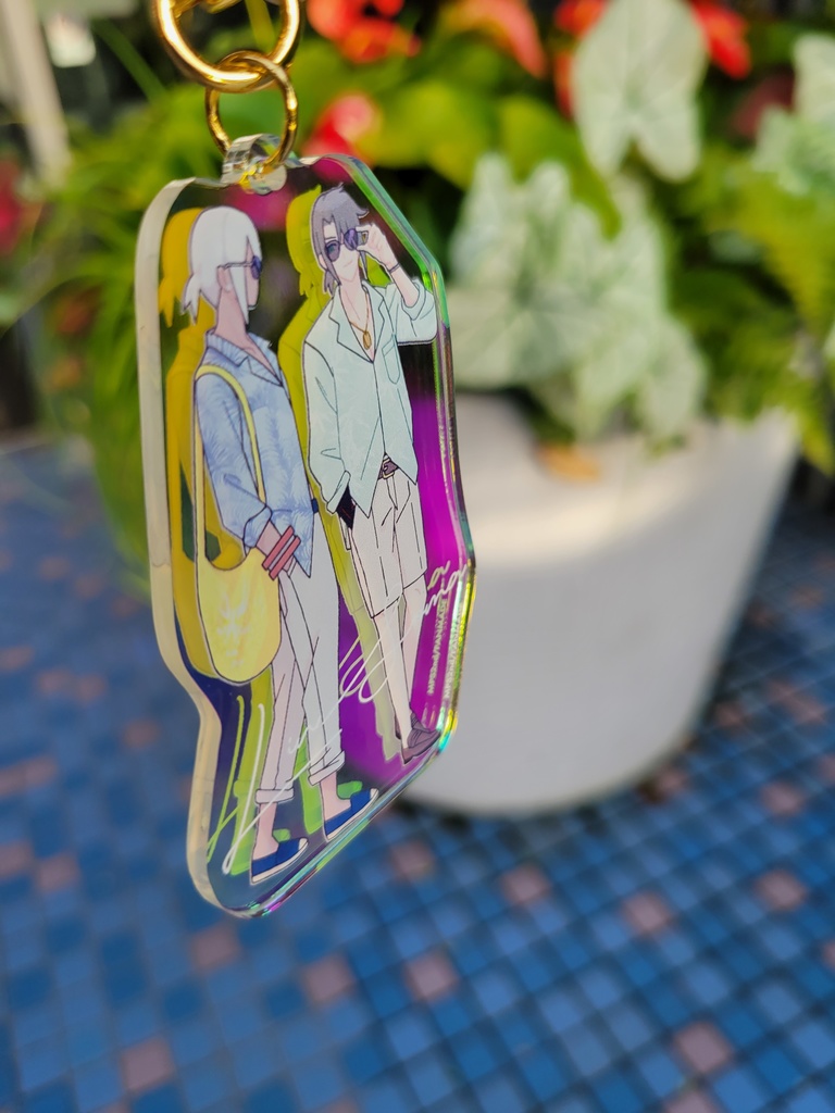 C102 おでかけアクリルスタンド/オーロラアクキー