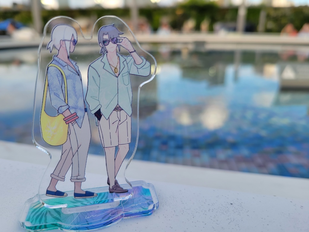 C102 おでかけアクリルスタンド/オーロラアクキー