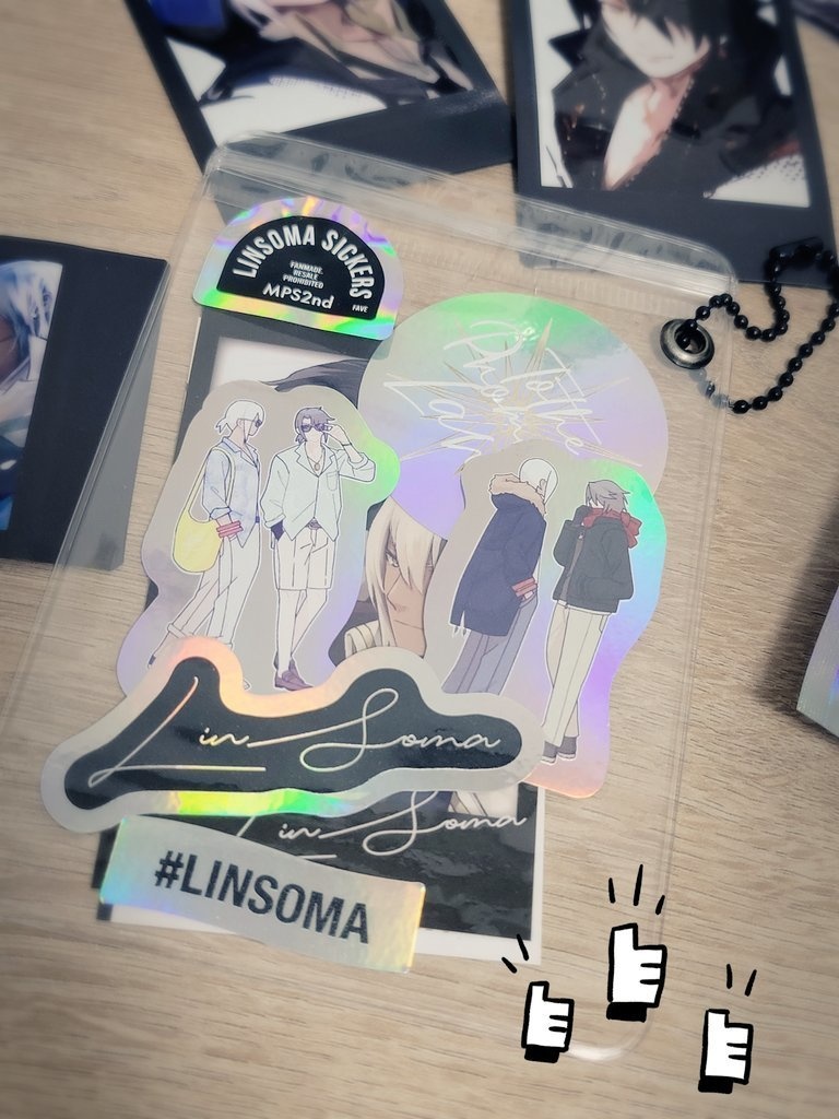 C105 LinSoma オーロラステッカーパック/アクキーセット