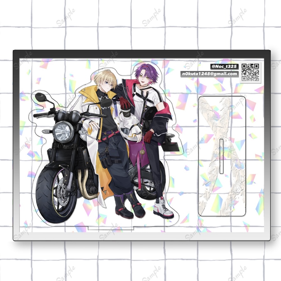 カフェ組 台座付きアクリルスタンド