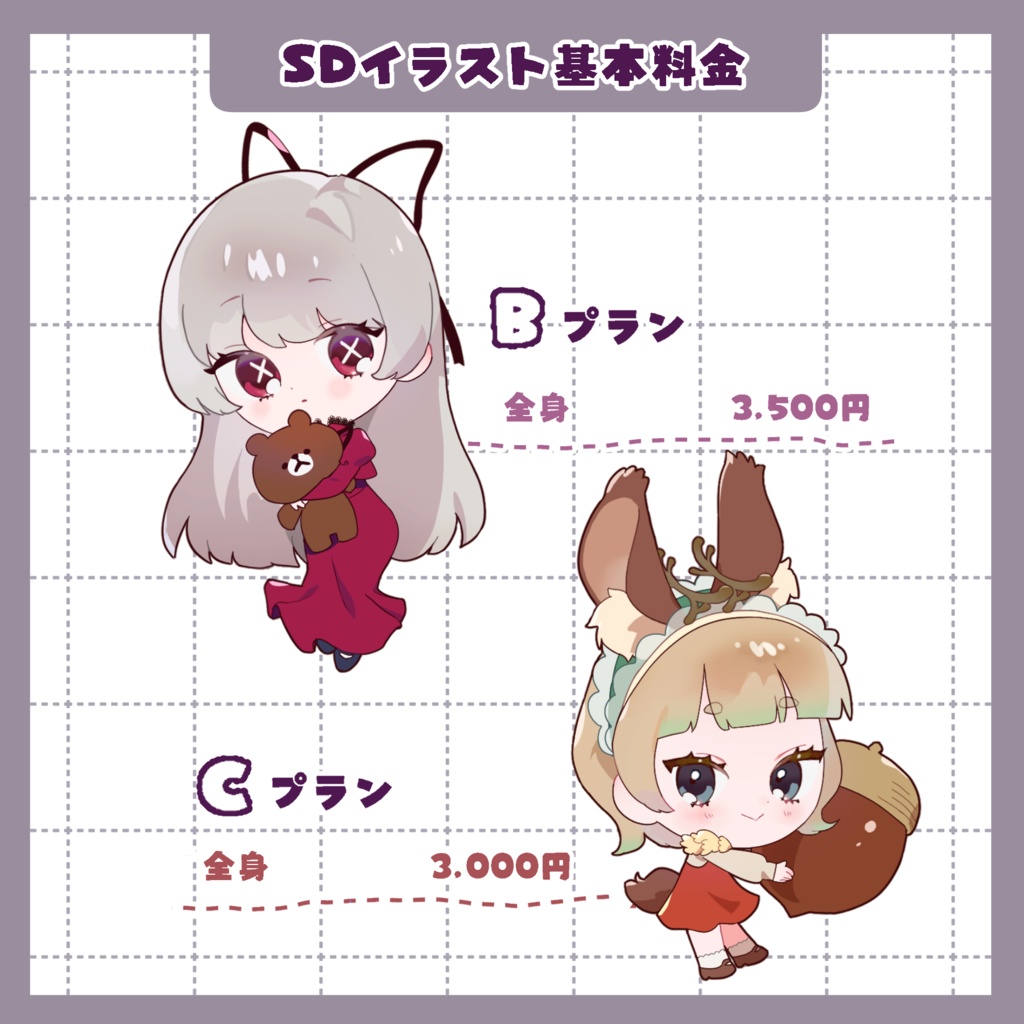 SDキャライラスト制作いたします!